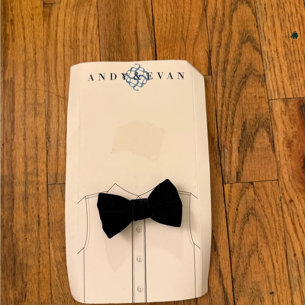 Andy & Evan Classic Black Bow Tie